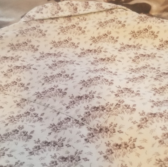 Ryan Micheal sz M vintage flower corduroy shirt - Picture 6 of 7